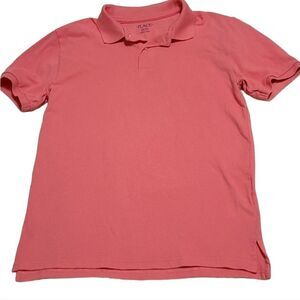 Girls Plus Size XXL (18) Polo Shirt Salmon Pink Youth Short Sleeve Tween School